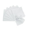 19" x 19" DIY Craft White Polyester Bandanas - 12 Pc. Image 1