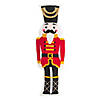 19&quot; x 7&quot; Multicolor Nutcracker-Shaped Christmas Cotton Pillow Image 1