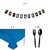 191 Pc. Skateboard Party Disposable Tableware Kit for 24 Guests Image 2