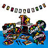 192 Pc. Skateboard Party Deluxe Disposable Tableware Kit for 24 Guests Image 1