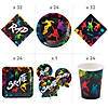 192 Pc. Skateboard Party Deluxe Disposable Tableware Kit for 24 Guests Image 1