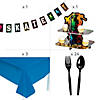 192 Pc. Skateboard Party Deluxe Disposable Tableware Kit for 24 Guests Image 2