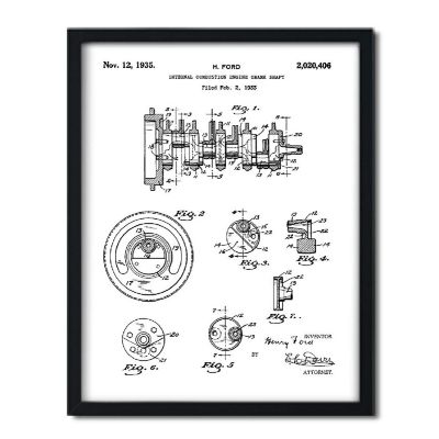 1933 Crankshaft Engine 1Pk 8.5x11in Image 1