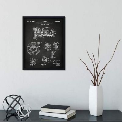 1933 Crankshaft Engine Patent 8.5x11in Image 2