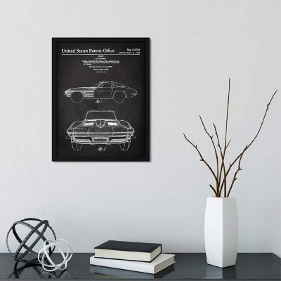 1962 Corvette Stingray Poster 8.5x11in Image 2