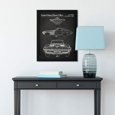 1962 Corvette Stingray Poster 8.5x11in Image 3