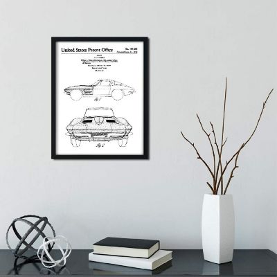 1962 Corvette Stingray Poster 8.5x11in Image 1