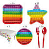 198 Pc. Lotsa Pops Party Deluxe Tableware Kit for 24 Guests Image 1