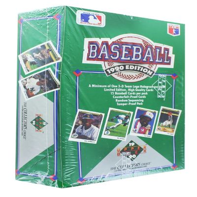 1990 Upper Deck Baseball Trading Cards Low Series Factory Sealed Wax Box Image 1