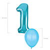 1st Birthday Blue Balloon Bouquet - 26 Pc. Image 2