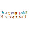 1st Birthday Party Zoo Pennant Garland - 2 Pc. Image 1