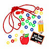 1st Day of School Necklace Craft Kit - Makes 12 Image 1