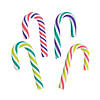 2 1/2" 1 lb. Mini Holiday Brights Classic Fruit Candy Canes - 100 Pc. Image 1