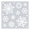 2 1/2&quot; - 13 3/4&quot; Snowflake Vinyl Classroom Floor Decals - 15 Pc. Image 1