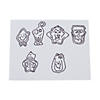 2 1/2&quot; - 3 1/4&quot; Bulk 144 Pc. Halloween Character Stencil Bookmarks Image 1