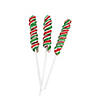 2 1/2" 8 oz. Mini Christmas Twisty Peppermint Lollipops - 24 Pc. Image 1