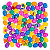 2 1/2" Bulk 100 Pc. Bright Color Toy-Filled Plastic Easter Eggs Image 1