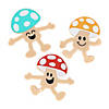 2 1/2" Bulk 48 Pc. Mini Mushroom Character Vinyl Bendables   Image 1