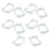 2 1/2" circ. Bulk 504 Pc. White Fangs Plastic Vampire Teeth Image 1