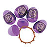 2 1/2" Crown of Thorns Bracelet-Filled Plastic Easter Eggs - 24 Pc. Image 1
