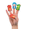 2 1/2" Dino Finger Puppet Toy-Filled Plastic Easter Eggs - 12 Pc. Image 1