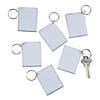 2 1/2" DIY Clear Plastic Keychains - 12 Pc. Image 1