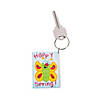 2 1/2" DIY Clear Plastic Keychains - 12 Pc. Image 1