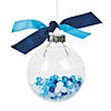 2 1/2" DIY Clear Round Glass Christmas Ball Ornaments - 12 Pc. Image 2