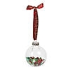 2 1/2" DIY Clear Round Glass Christmas Ball Ornaments - 12 Pc. Image 3