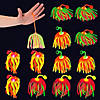 2 1/2&quot; Flashing Neon Large Stretchy Noodle Ball YoYos - 12 Pc. Image 1