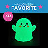 2 1/2" Glow-in-the-Dark Ghost Gel Bead Vinyl Squeeze Toys - 12 Pc. Image 2