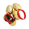2 1/2" Golden Religious Bracelet-Filled Plastic Easter Eggs - 12Pc. Image 1