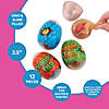 2 1/2" Hatch Your Own Dinosaur in Slime-Filled Plastic Eggs - 12 Pc. Image 1