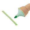 2 1/2" Ice Cream Cone-Shaped Blue, Green & Pink Plastic Highlighters - 12 Pc. Image 1