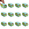 2 1/2" Mini Scooby-Doo!&amp;#8482; Mystery Machine Plastic Pull-Back Toys &amp;#8211; 12 Pc. Image 1