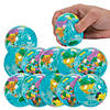 2 1/2" Multicolored Globe Foam Stress Balls - 12 Pc. Image 1