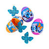 2-1/2" New Life in Jesus Butterfly-Filled Plastic Easter Eggs - 12 Pc. Image 1