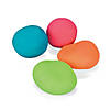 2 1/2" Pink, Orange, Blue & Green Neon Vinyl Stretch Balls - 4 Pc. Image 1