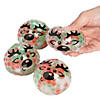 2 1/2" Reindeer Green, Red & White Gel Bead Squeeze Balls - 12 Pc. Image 1