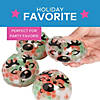 2 1/2" Reindeer Green, Red & White Gel Bead Squeeze Balls - 12 Pc. Image 2