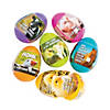 2 1/2" Religious Farm Animal Sticker-Filled Plastic Easter Eggs - 24 Pc. Image 1