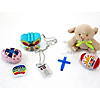 2 1/2" Religious Rejoice Whistle-Filled Plastic Easter Eggs - 12 Pc. Image 1