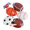 2 1/2" Sports Ball Bee&#174; Candy-Filled Plastic Easter Eggs - 12 Pc. Image 1
