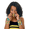 2 1/2&quot; Stretchable Multicolored Hard Candy Bracelets - 48 Pc. Image 1