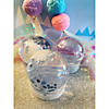 2 1/2" Winter Glitter Snow Globe Slime Containers - 12 Pc. Image 2