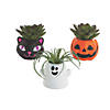 2 1/2" x 2" DIY Mini Ceramic Halloween Character Planters - 12 Pc. Image 1