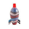 2 1/2" x 3 1/2" Rocket Ship Sand Art Plastic Bottles - 12 Pc. Image 1