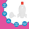 2 1/2" x 3 1/2" Rocket Ship Sand Art Plastic Bottles - 12 Pc. Image 2