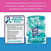 2 1/2" x 3 1/2" Suicide Awareness Plastic Wallet Cards - 36 Pc. Image 1