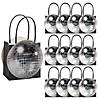 2 1/2" x 4 1/2" Small Disco Ball Paper Gift Bags - 12 Pc. Image 1